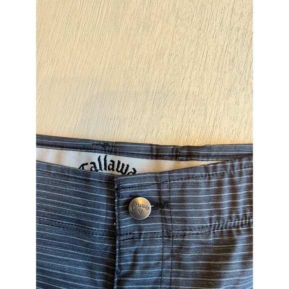 Men’s‎ Callaway Opti Stretch Caviar Black Gray Golf Shorts Size 40 NWT - Picture 6 of 11